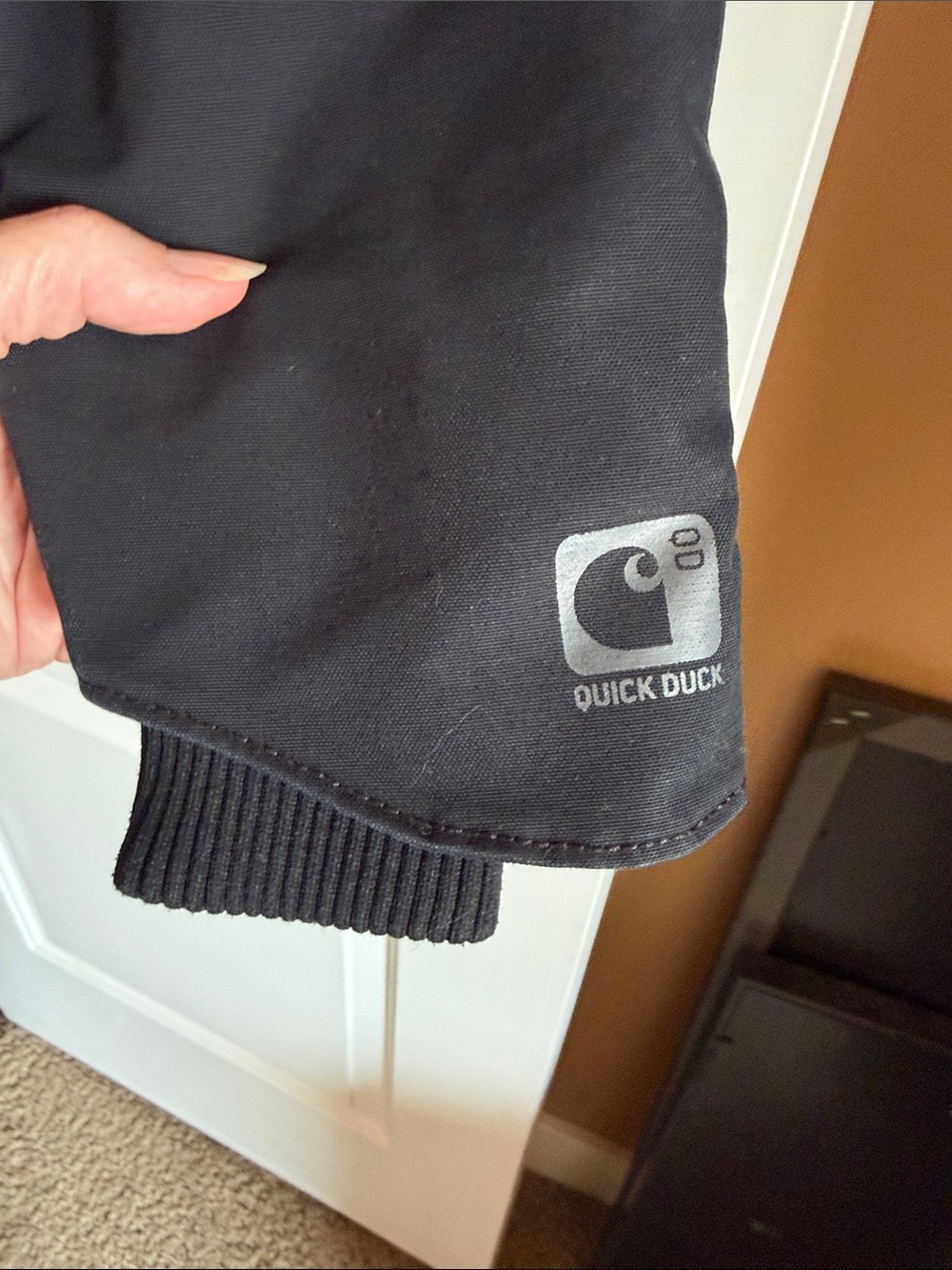 Carhartt Black Zip-Front Quick Duck Jacket - Picture 7 of 12